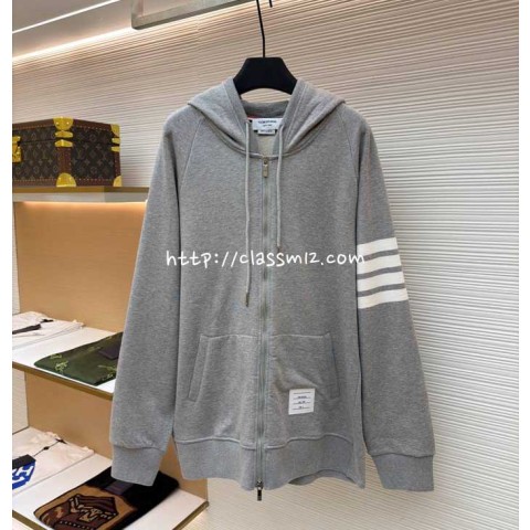 톰브라운 25 한정판 남여공용 긴팔 후드 자켓 A13675