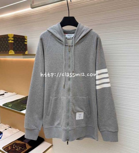 톰브라운 25 한정판 남여공용 긴팔 후드 자켓 A13675