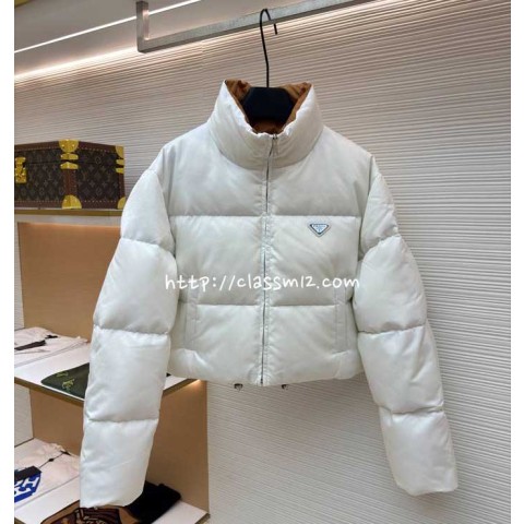 프라다 25 한정판 여성 긴팔 패딩 자켓 A13682