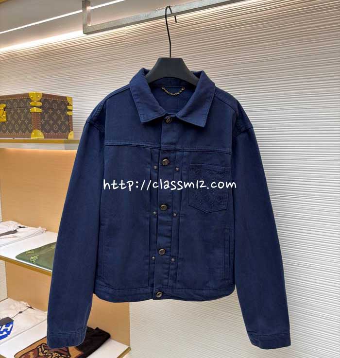 루이비통 25 한정판 남여공용 긴팔 청자켓 A13683