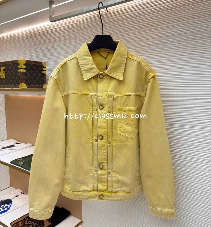 루이비통 25 한정판 남여공용 긴팔 청자켓 A13685