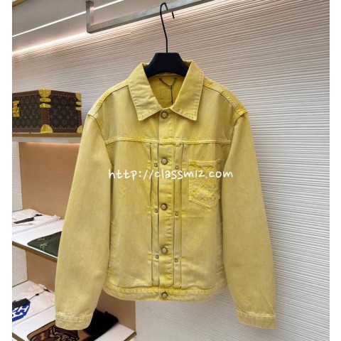 루이비통 25 한정판 남여공용 긴팔 청자켓 A13685