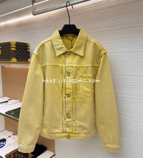 루이비통 25 한정판 남여공용 긴팔 청자켓 A13685