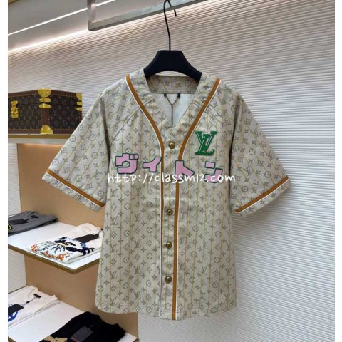 루이비통 25 한정판 반팔 청셔츠 A13696