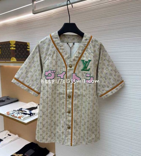 루이비통 25 한정판 반팔 청셔츠 A13696