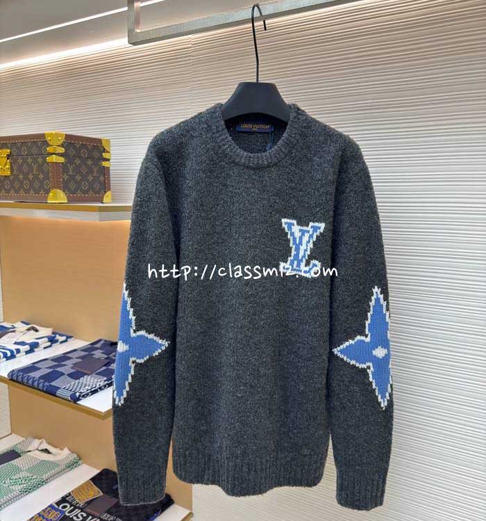 루이비통 25 한정판 양털 긴팔 니트 A13700