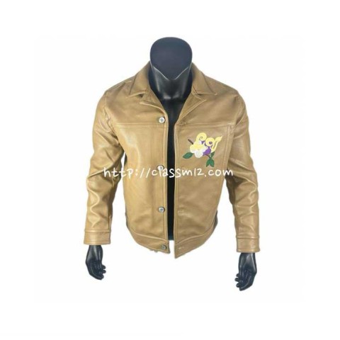 루이비통 25 한정판 소가죽 카프스킨 긴팔 자켓 A13702