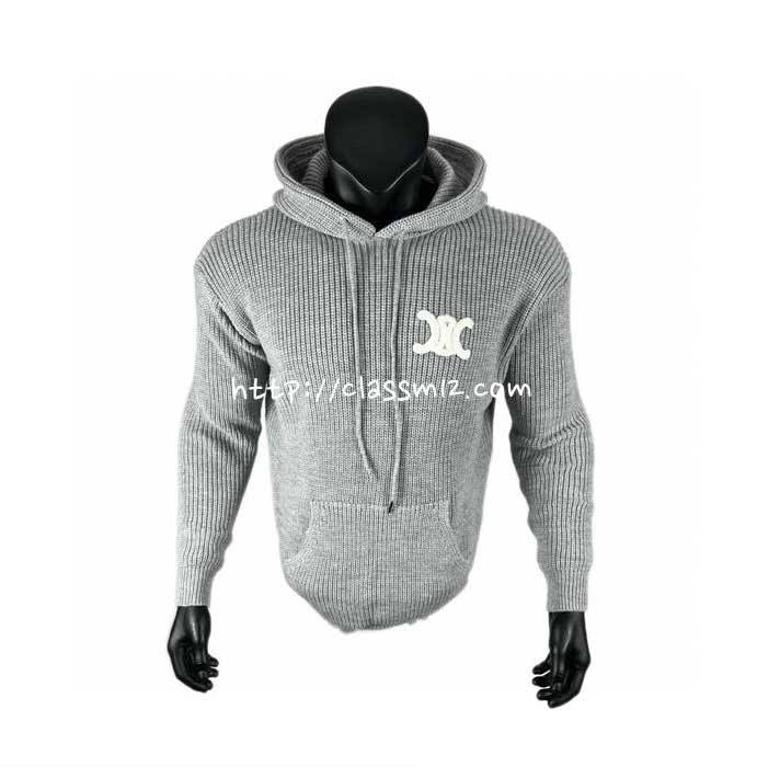 셀린느 25 한정판 긴팔 후드 니트 A13706