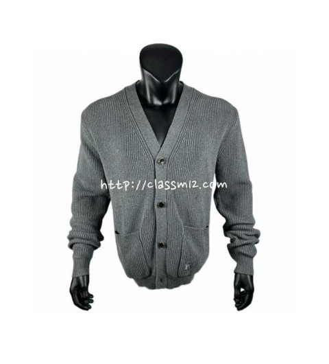 루이비통 25 한정판 양털 긴팔 가디건 A13720