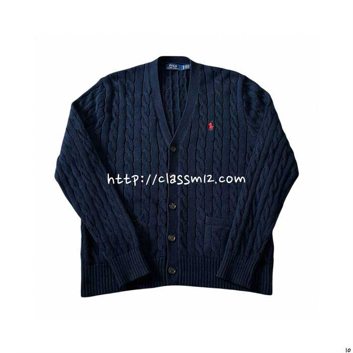 Ralph Lauren Polo 랄프로렌 폴로 25 한정판 양털 긴팔 가디건 A13724