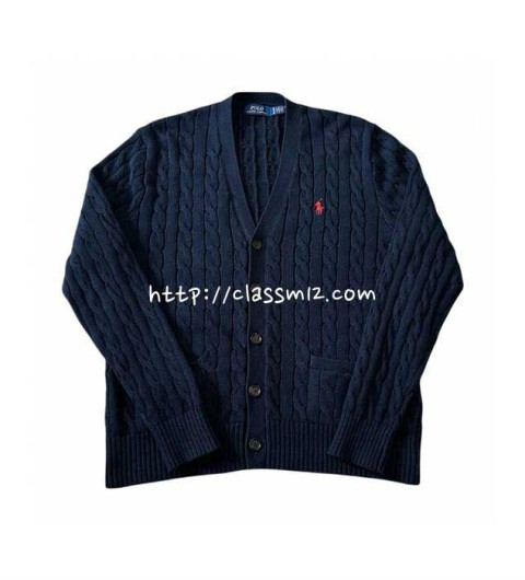 Ralph Lauren Polo 랄프로렌 폴로 25 한정판 양털 긴팔 가디건 A13724