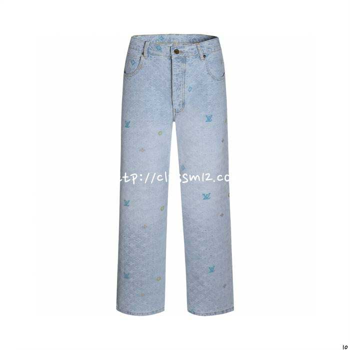 루이비통 25 한정판 청바지 긴바지 A13727