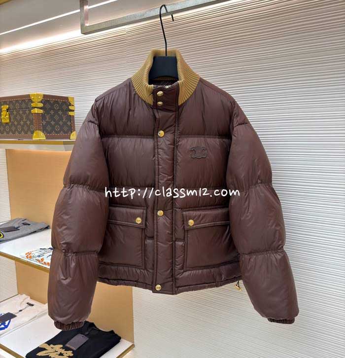 셀린느 25 한정판 여성 긴팔 패딩 자켓 A13734