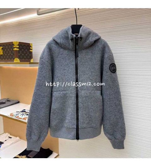 캐나다구스 25 한정판 양털 긴팔 후드 자켓 A13740