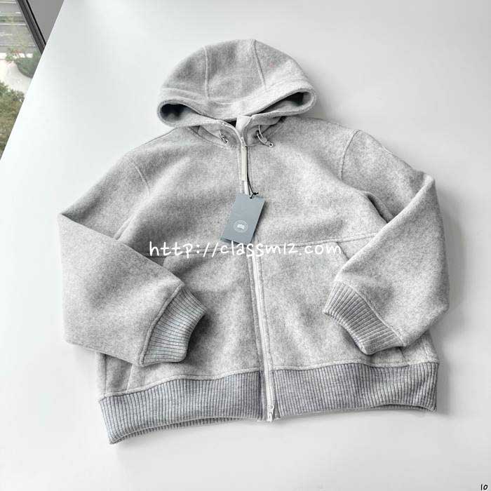 캐나다구스 25 한정판 양털 긴팔 후드 자켓 A13749