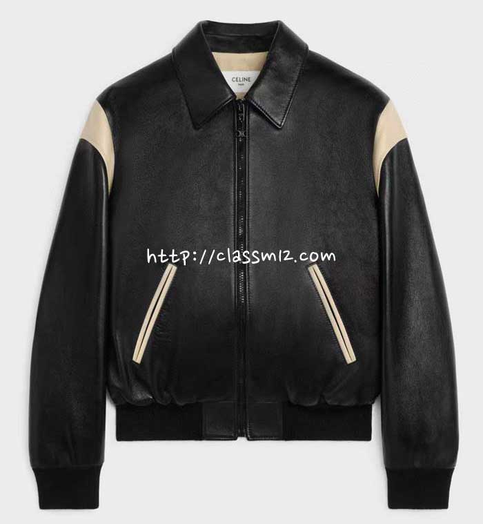 셀린느 25 한정판 양가죽 램스킨 긴팔 자켓 A13787