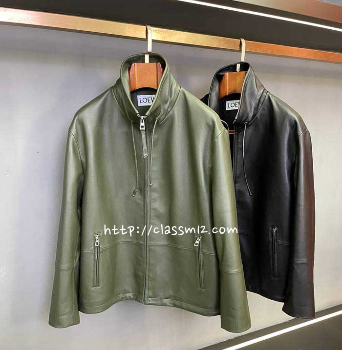 로에베 25 한정판 양가죽 램스킨 긴팔 자켓 A13794