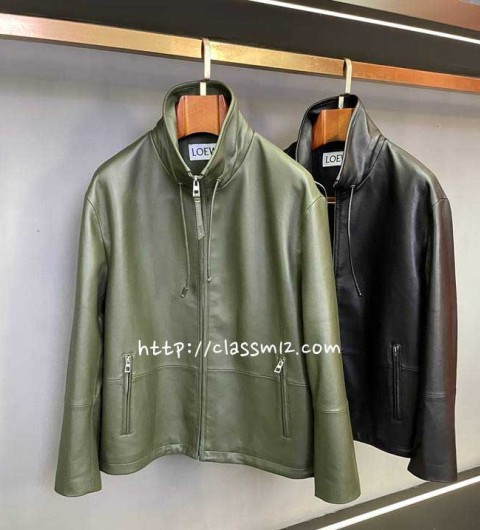 로에베 25 한정판 양가죽 램스킨 긴팔 자켓 A13794
