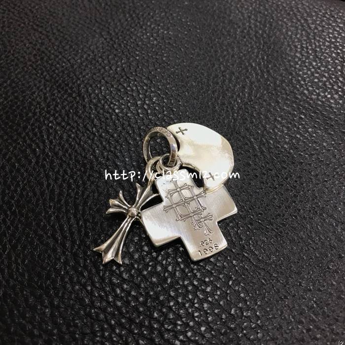 크롬하츠 25 한정판 남여공용 실버 925 목걸이 팬던트 D3217