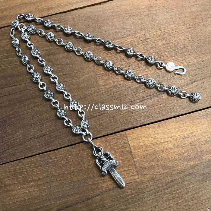 크롬하츠 25 한정판 남여공용 실버 925 목걸이 D3219