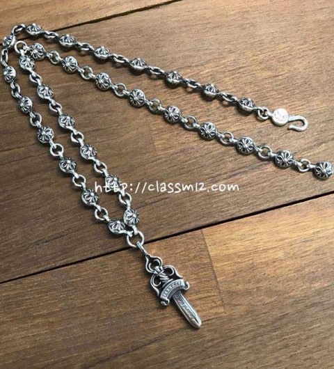 크롬하츠 25 한정판 남여공용 실버 925 목걸이 D3219