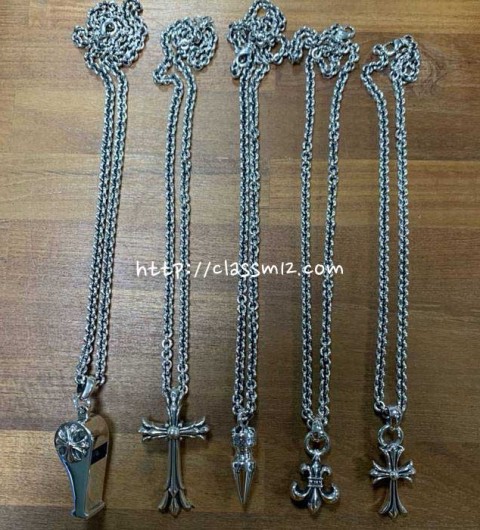 크롬하츠 25 한정판 남여공용 실버 925 목걸이 D3225