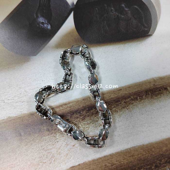 크롬하츠 25 한정판 남여공용 실버 925 팔찌 D3231