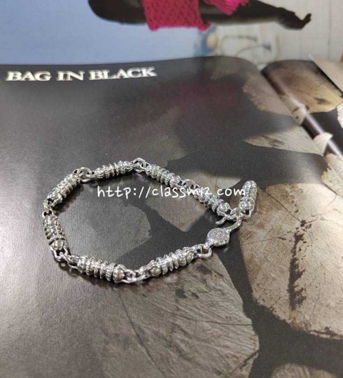 크롬하츠 25 한정판 남여공용 실버 925 팔찌 D3232