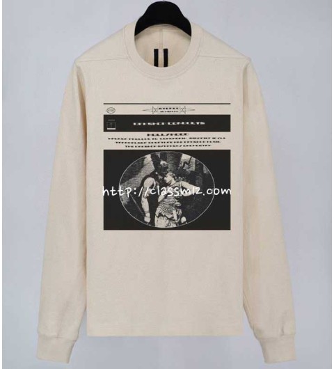 릭오웬스 25 한정판 긴팔 맨투맨 A13801