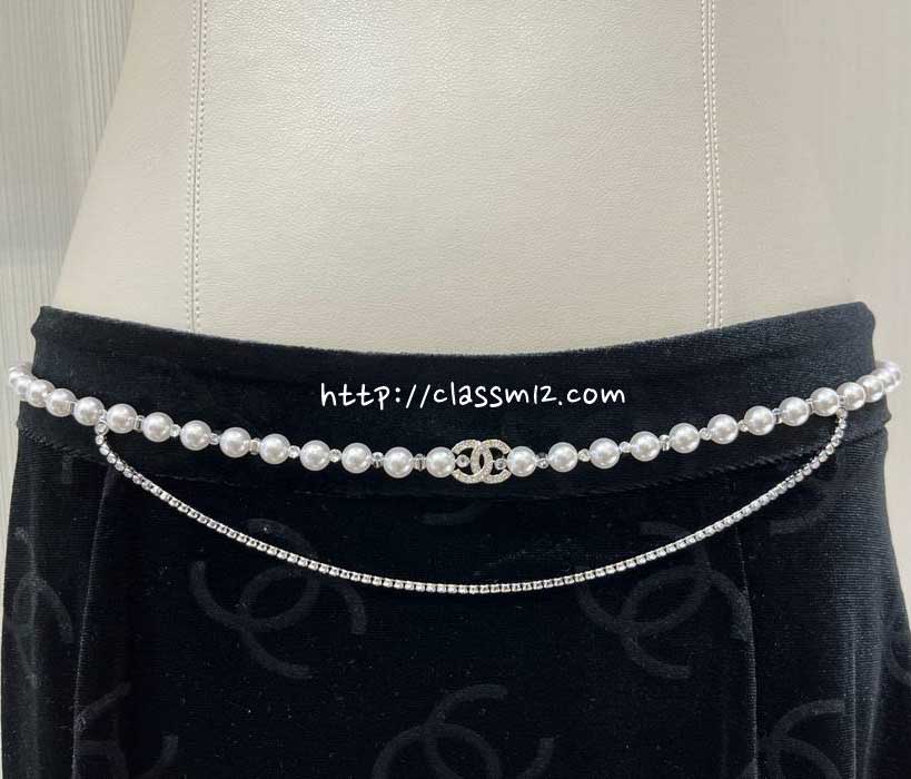 샤넬 25 한정판 허리 벨트 F1238