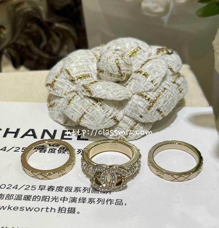 샤넬 25 한정판 반지 D3242