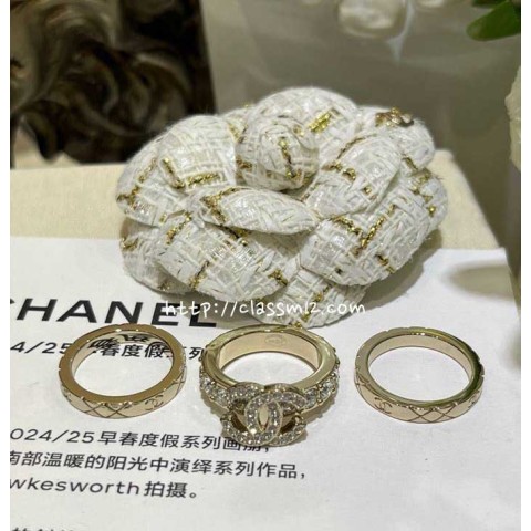 샤넬 25 한정판 반지 D3242