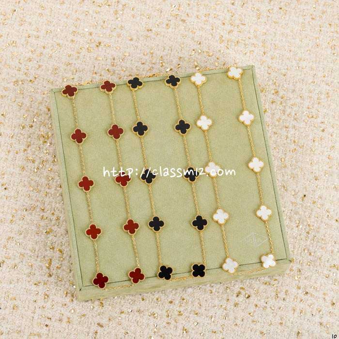 반 클리프 앤 아펠 25 한정판 목걸이 D3252