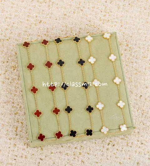 반 클리프 앤 아펠 25 한정판 목걸이 D3252