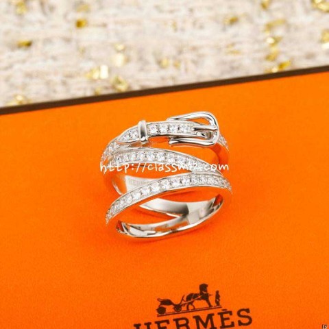 에르메스 25 한정판 Etriviere 반지 D3274
