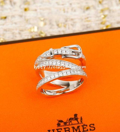 에르메스 25 한정판 Etriviere 반지 D3274