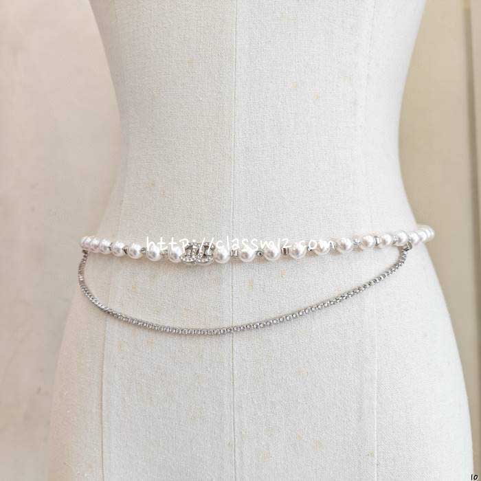 샤넬 25 한정판 허리 벨트 F1241