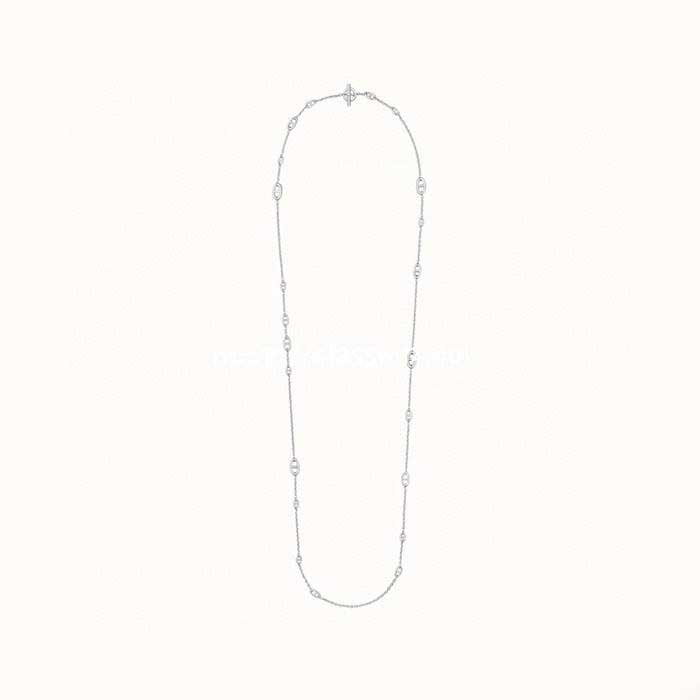 에르메스 25 한정판 실버 925 Farandole 목걸이 D3281