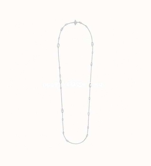 에르메스 25 한정판 실버 925 Farandole 목걸이 D3281