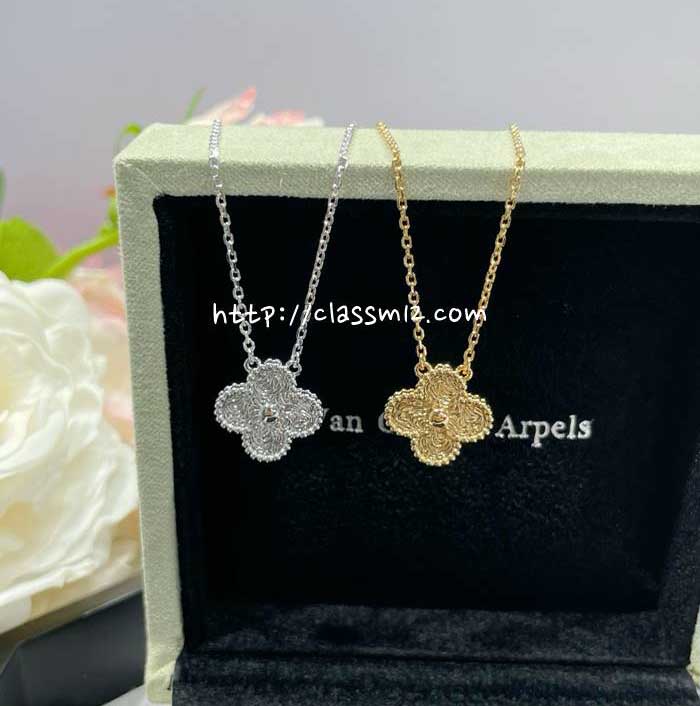 반 클리프 앤 아펠 25 한정판 목걸이 D3294