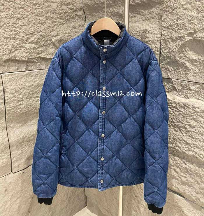 크롬하츠 25 한정판 긴팔 패딩 자켓 A13818