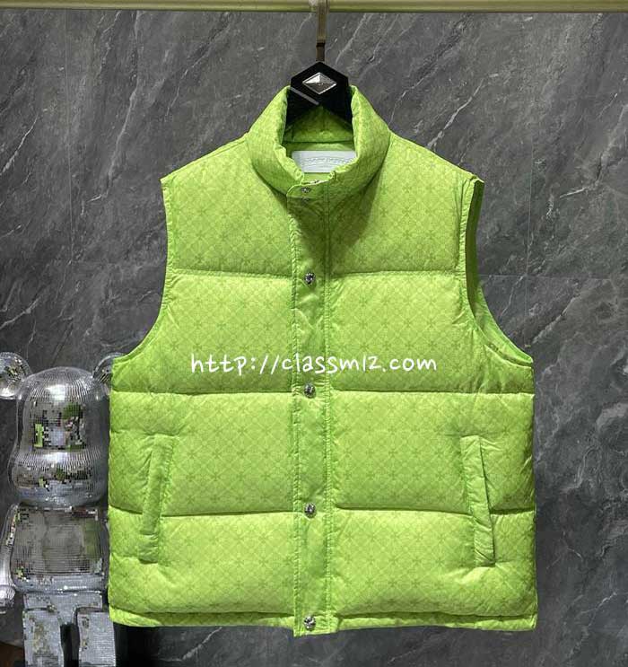 크롬하츠 25 한정판 민소매 패딩 조끼 자켓 A13819