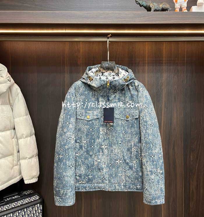 루이비통 25 한정판 긴팔 후드 패딩 자켓 A13823