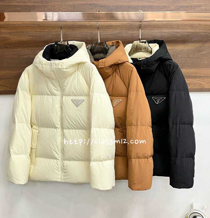 버버리 25 한정판 거위털 긴팔 후드 패딩 자켓 A13825