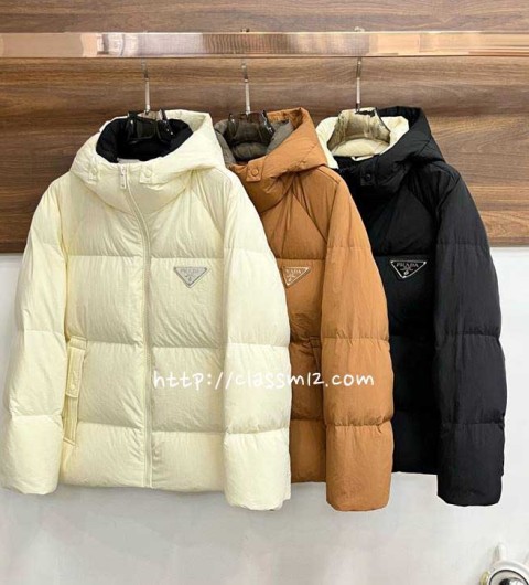 버버리 25 한정판 거위털 긴팔 후드 패딩 자켓 A13825