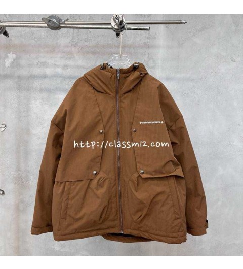 크롬하츠 25 한정판 남여공용 거위털 긴팔 후드 패딩 자켓 A13833