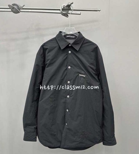 크롬하츠 25 한정판 남여공용 긴팔 패딩 자켓 A13838