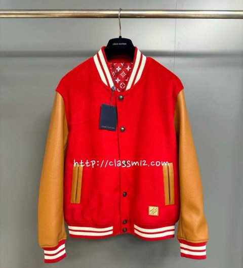 루이비통 25 한정판 소가죽 카프스킨 긴팔 자켓 A13845