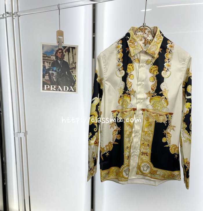 베르사체 25 한정판 긴팔 셔츠 A13852