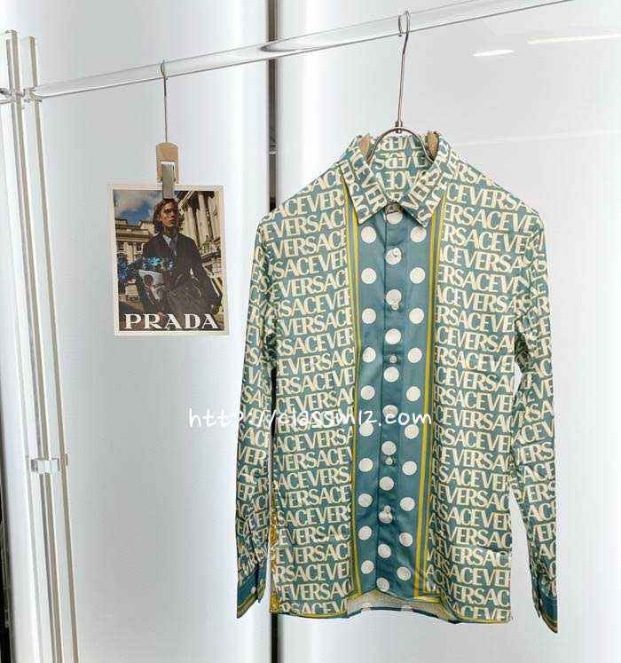 베르사체 25 한정판 긴팔 셔츠 A13854